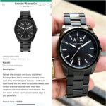 Armani exchange black