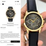 Armani exchange Leather